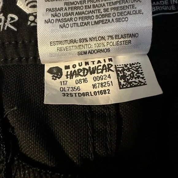 Mountain Hardware Women’s Black Nylon Hiking Shorts Size 8 - Picture 6 of 8